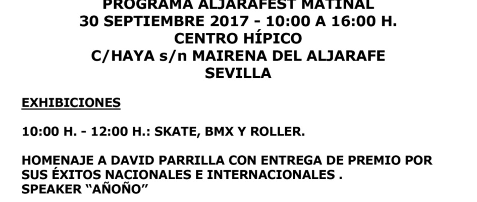 20170800 Aljarafest matinal