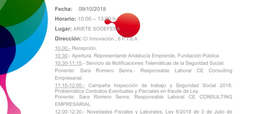 20181002 Jornada CADE Ariete