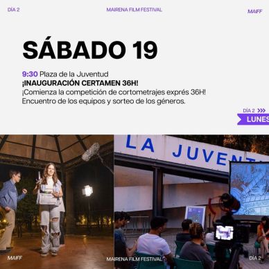 ¡Sacad la agenda que ya está aquí la programación del Mairena Film Festival!  Del 18 al 26 de octubre Mairena del Aljarafe se llena de cine. Una semana llena de los mejores planes- cortometrajes, conciertos, (1)