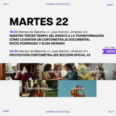 ¡Sacad la agenda que ya está aquí la programación del Mairena Film Festival!  Del 18 al 26 de octubre Mairena del Aljarafe se llena de cine. Una semana llena de los mejores planes- cortometrajes, conciertos, (3)